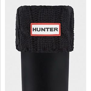 Hunter black fleece boot liners